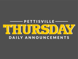 Announcements - Week of May 15, 2017