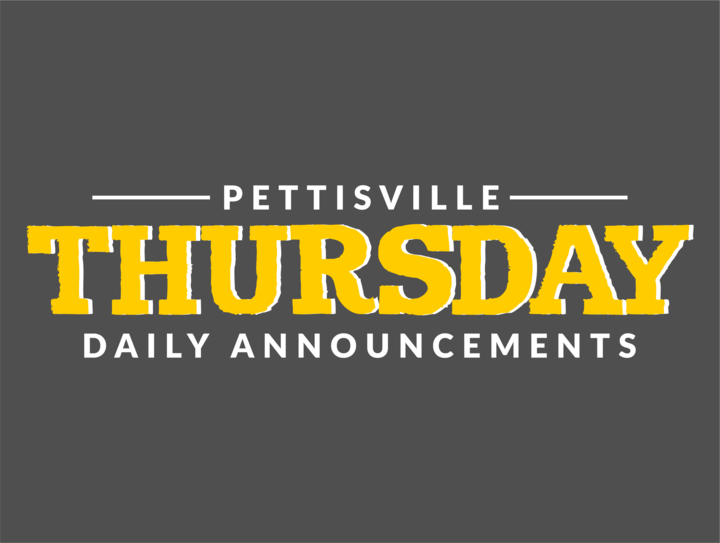 Announcements - Week of 4-30-18