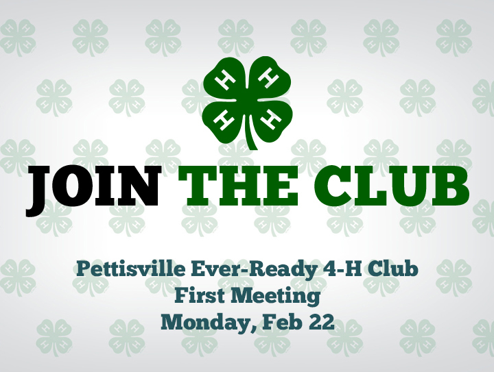 Pettisville Ever- Ready 4-H to Host 1st Meeting Virtually