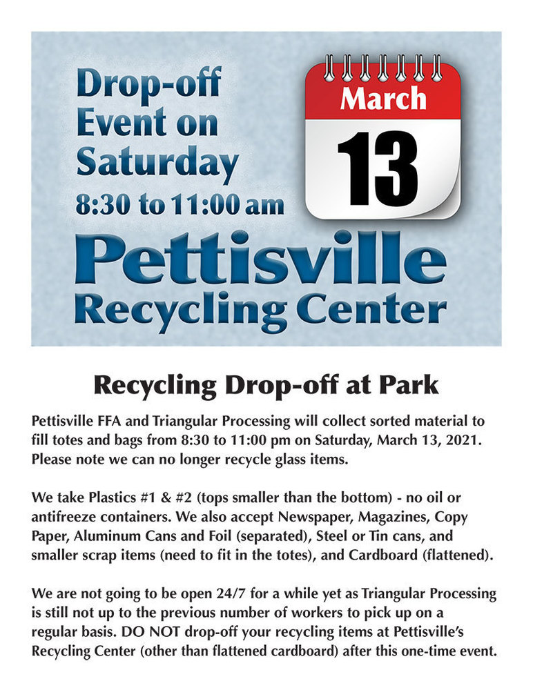 March Recycling Drop-Off