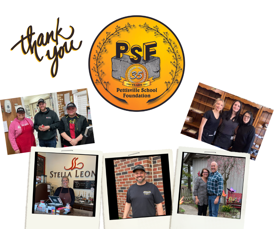 PSF + Pettisville Businesses Thank You