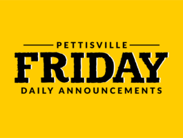 Announcements - Week of 4-8-19