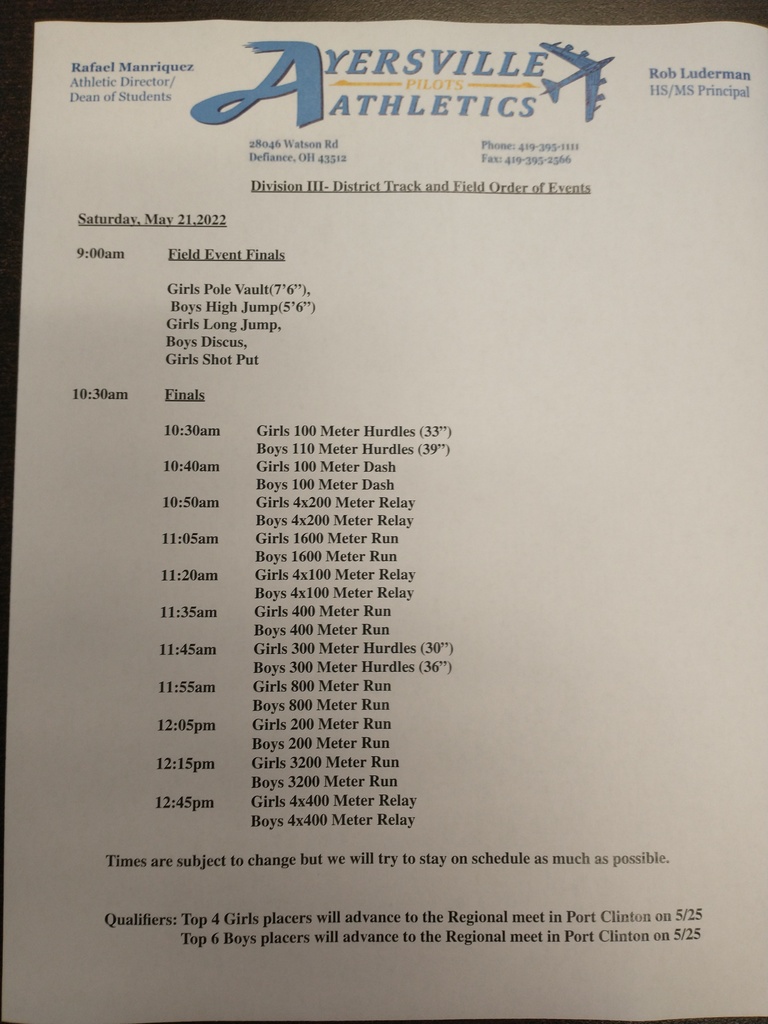 Updated Day 2 Schedule