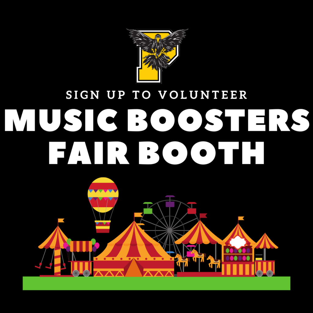 2022 Music Boosters - Fair Booth